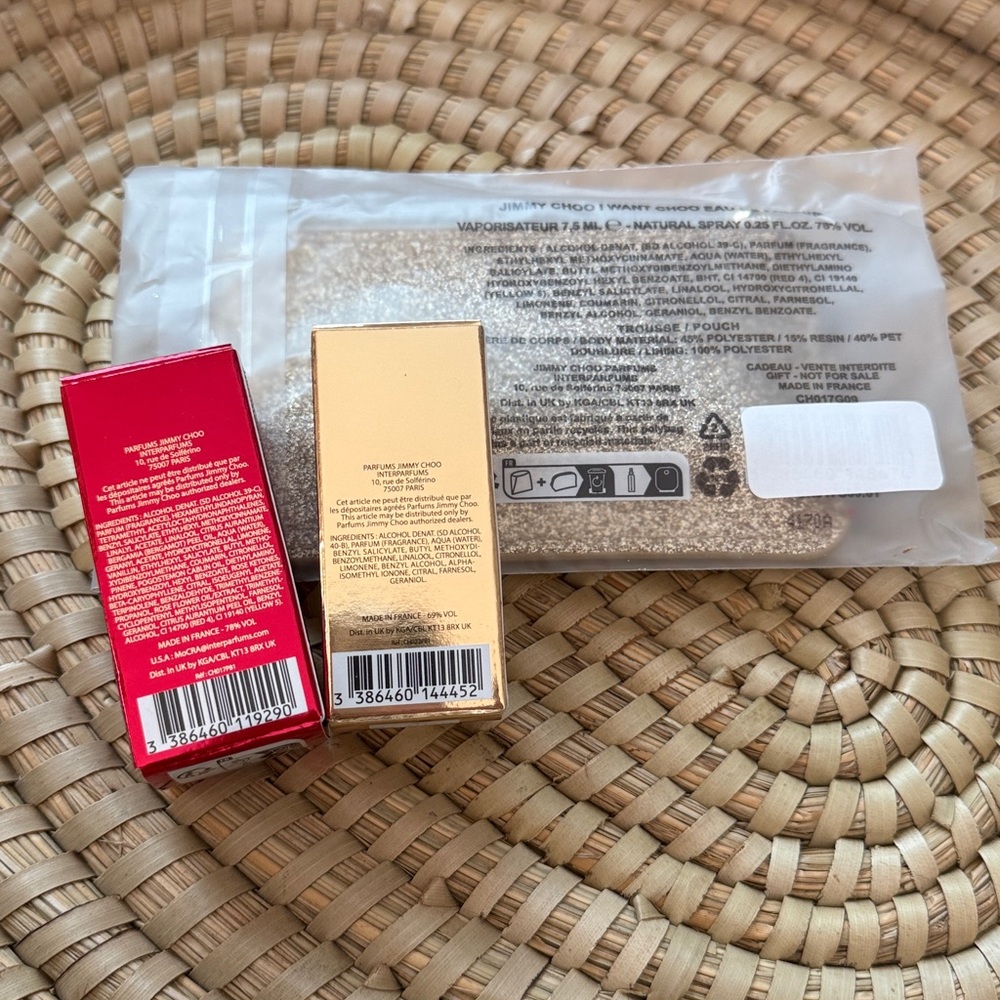 Jimmy Choo Perfume and Gold Pouch - Picture 2 of 5